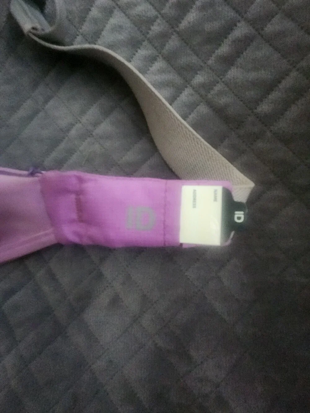 Nathan Purple Running Belt with Adjustable Strap
